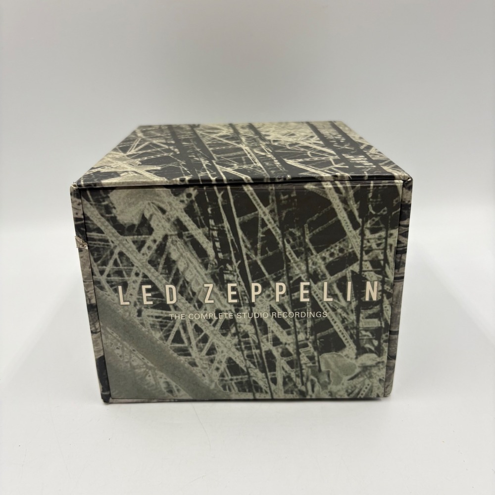 Led Zeppelin Complete Studio Recordings 10 CD Box Set Grey Good Remastered